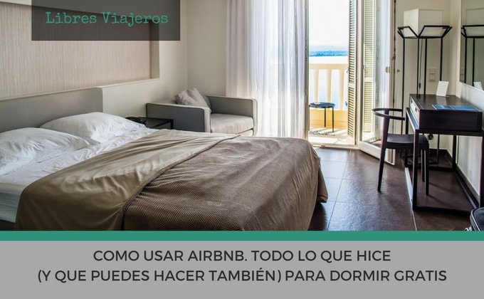 como usar airbnb para dormir gratis